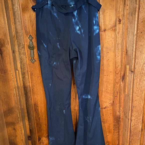 Flare leg paper bag stretch jeans - Picture 2 of 3